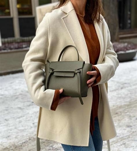 celine belt bag beige nano|Celine belt bag size guide.